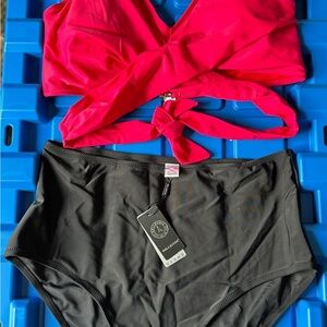 3 for $40 Got Pink and Black Women's Swimsuit